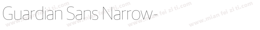 Guardian Sans Narrow字体转换